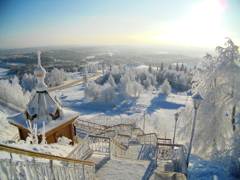 Белая гора Пермский край зимний