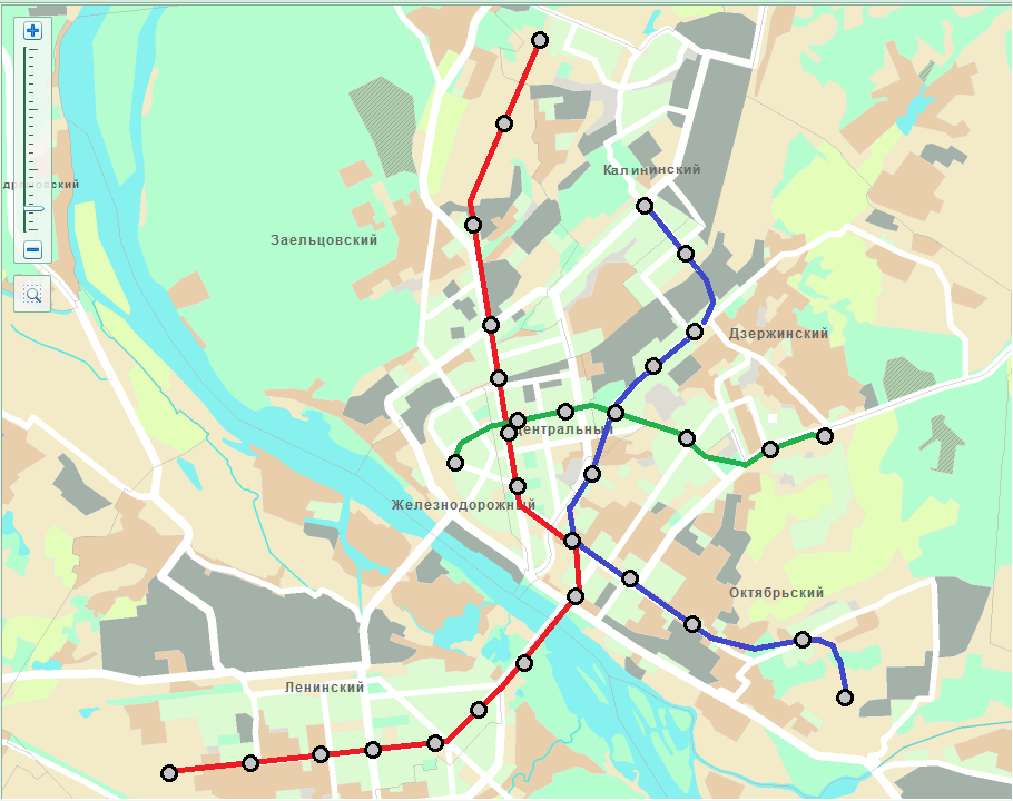 Карта метрополитена новосибирска